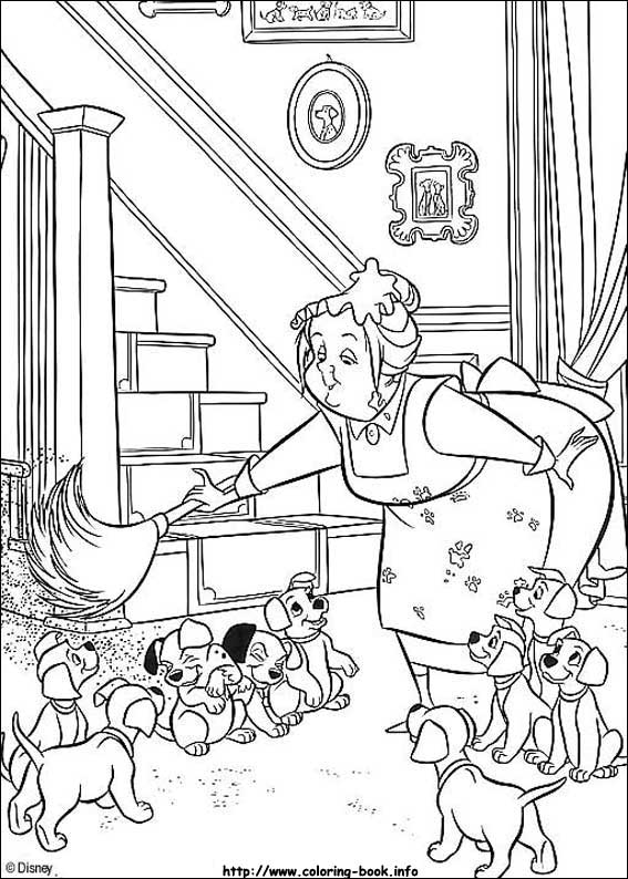 101 Dalmatians coloring picture